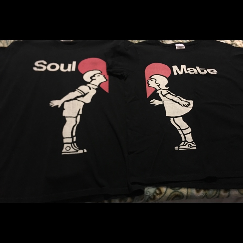 Matching couple shirts